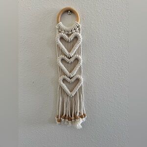 Handcrafted Cream Macrame Wall Hanging